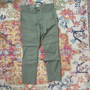 J. Crew Women's Olive Ankle Pants
